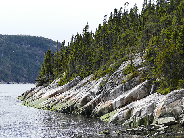 Day 10, rocks by dry dock, Tadoussac