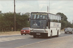 Starlings Coaches  MSU 853Y in Red Lodge - 12 Aug 1989