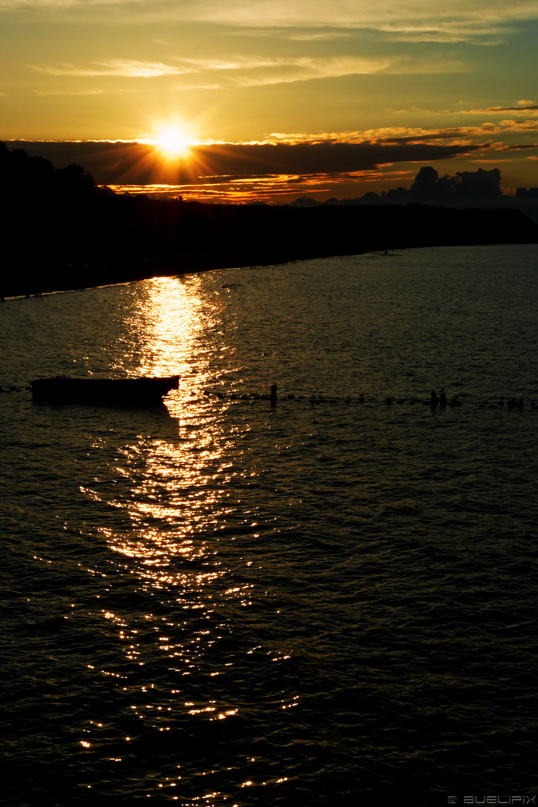 abends auf der Seebrücke Heringsdorf (© Buelipix)