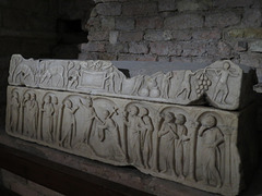 Abbaye Saint-Victor : sarcophage paléochrétien, 5.