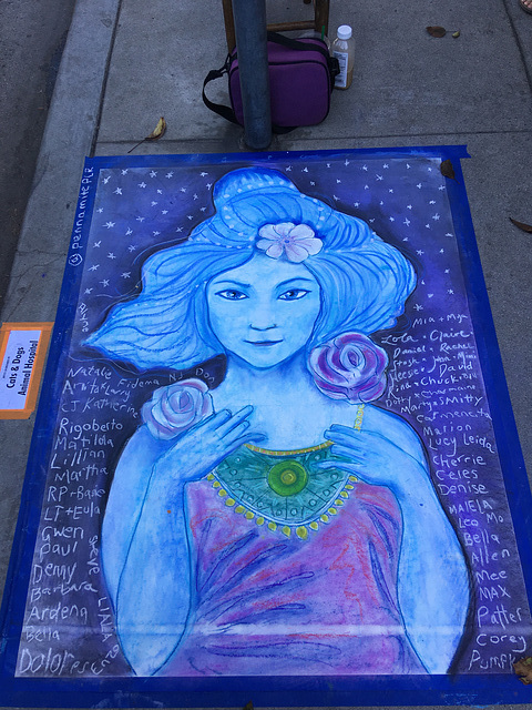 Chalk Art, Belmont Shore, 10/19/19