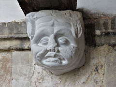 elham church, kent,  c14 corbel head   (26)