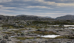 View to the south from the Lysevegen road