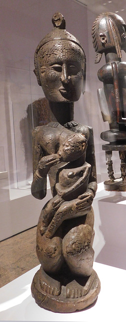 Mother and Child Sculpture in the Metropolitan Museum of Art, February 2020