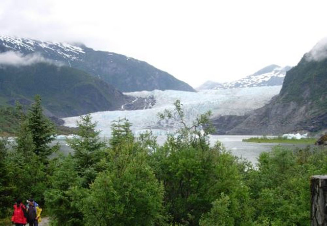 Mendenhall Glacier, AK, 2009, from the visitors center