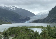 Mendenhall Glacier, AK, 2023,From the Visitors Center