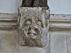 elham church, kent,  c14 corbel head   (28)