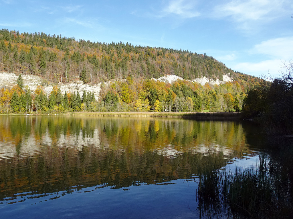 Herbstruhe am Lac Brenet