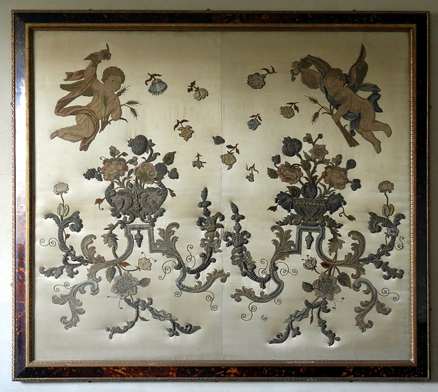 Lode - St James - embroidered panel in Fairhaven chapel 2015-02-02