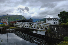 The Jacobite passing Banavie  HFF!