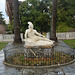 Greece, Kerkyra (Corfu), Back View to the Sculpture of the Dying Achilles in the Garden of the Achilleion Palace Greece, Kerkyra (Corfu), Back View to the Sculpture of the Dying Achilles in the Garden of the Achilleion Palace