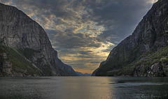 Lysefjorden seen from Lysebotn.