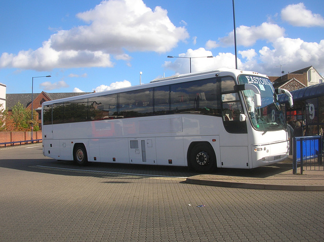 Eastons Coaches YN08 NNE at Bury St Edmunds - 3 Oct 2012 (DSCN8987)