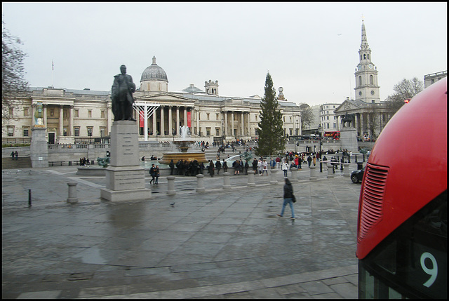 Trafalgar Square at Christmas