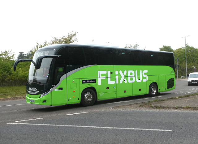 Simonds of Botesdale (Flixbus contractor) 418 (YK25 OME) at Fiveways, Barton Mills - 26 Apr 2025 (P1200868) Simonds of Botesdale (Flixbus contractor) 418 (YK25 OME) at Fiveways, Barton Mills - 26 Apr 2025 (P1200868)