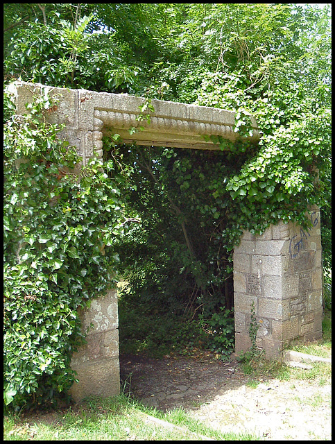 remains of Budshead Manor