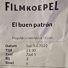 Ticket for El buen patrón