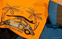 Pillow for a beach ride