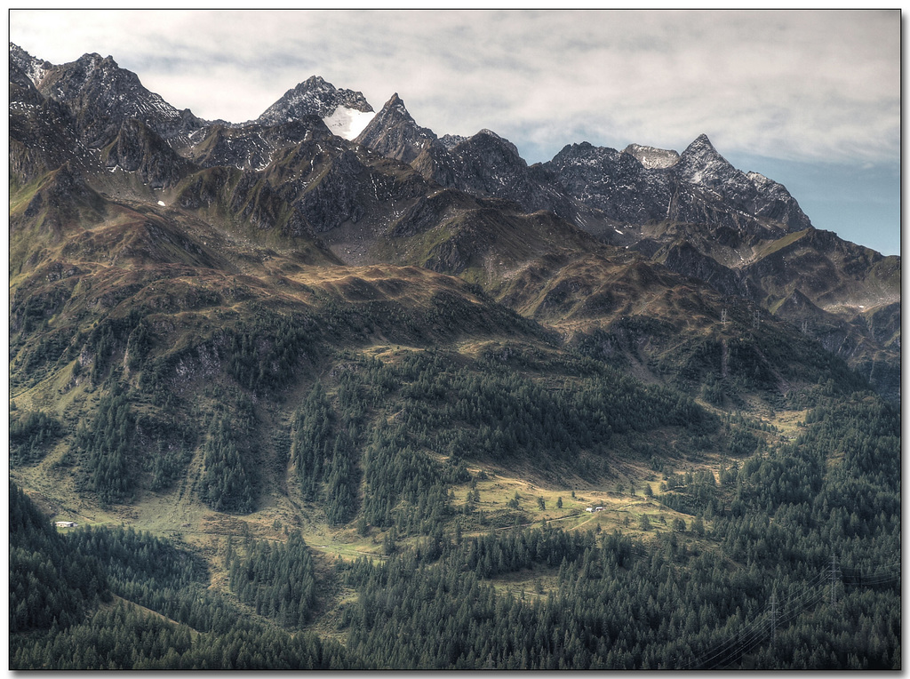 From the Gothard Pass - looking southwest.