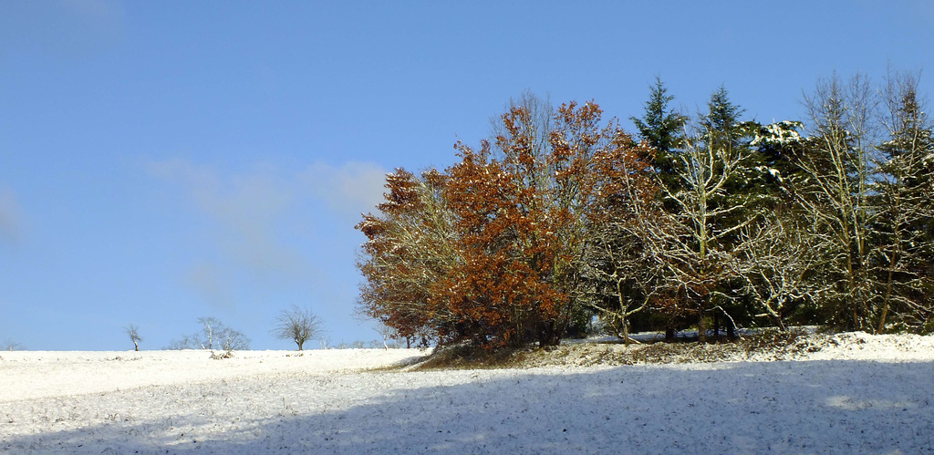Neige en Périgord