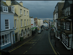 grey sky in Broad Street