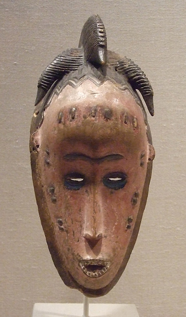 Mask from the Ivory Coast in the Metropolitan Museum of Art, December 2010