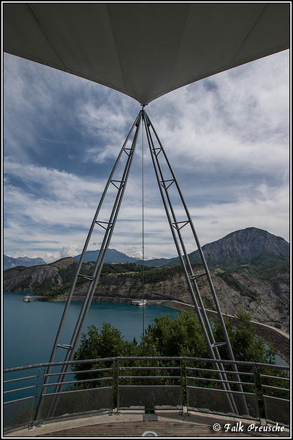 Belvedere de EDF am Stausee Serre Percon