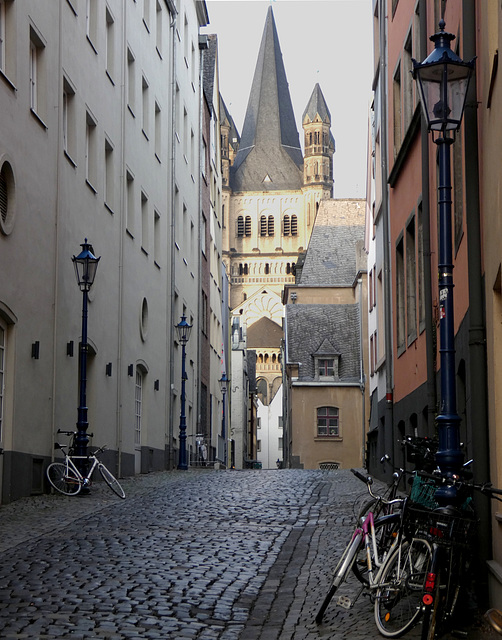 Cologne- A Narrow Street