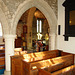 Looking towards nave from Danvers Chapel, Swithland Church, Leicestershire