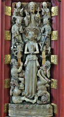 elham church, kent,  retable, reredos,alabaster, c15 (37)