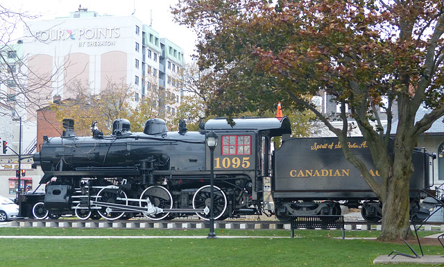 Canadian Pacific 1095 at Kingston (1) - 9 November 2017