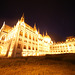 Hungarian Parliament At Night