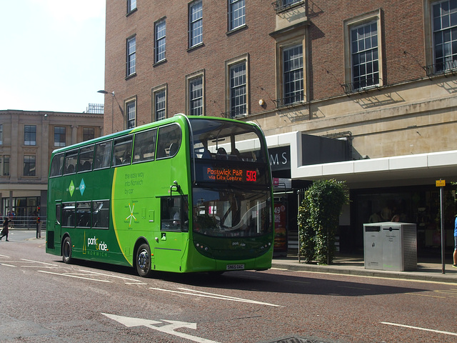 DSCF1682  Konectbus (Go-Ahead) SN65 OAC in Norwich - 11 Sep 2015