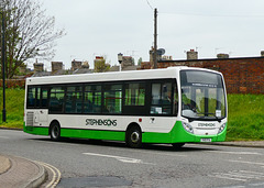 Stephenson’s 445 (YX10 FFA) in Bury St. Edmunds - 30 Apr 2019 (P1010099)