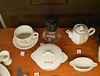 Display of New York Central Serving Pieces