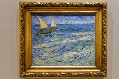 "La mer aux Saintes-Maries" (Vincent van Gogh - 1888)