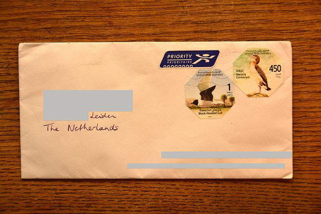 Letter from Dubai