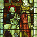 Stained Glass in East Window of the Redundant Church of St Luke, Greystead, Northumberland