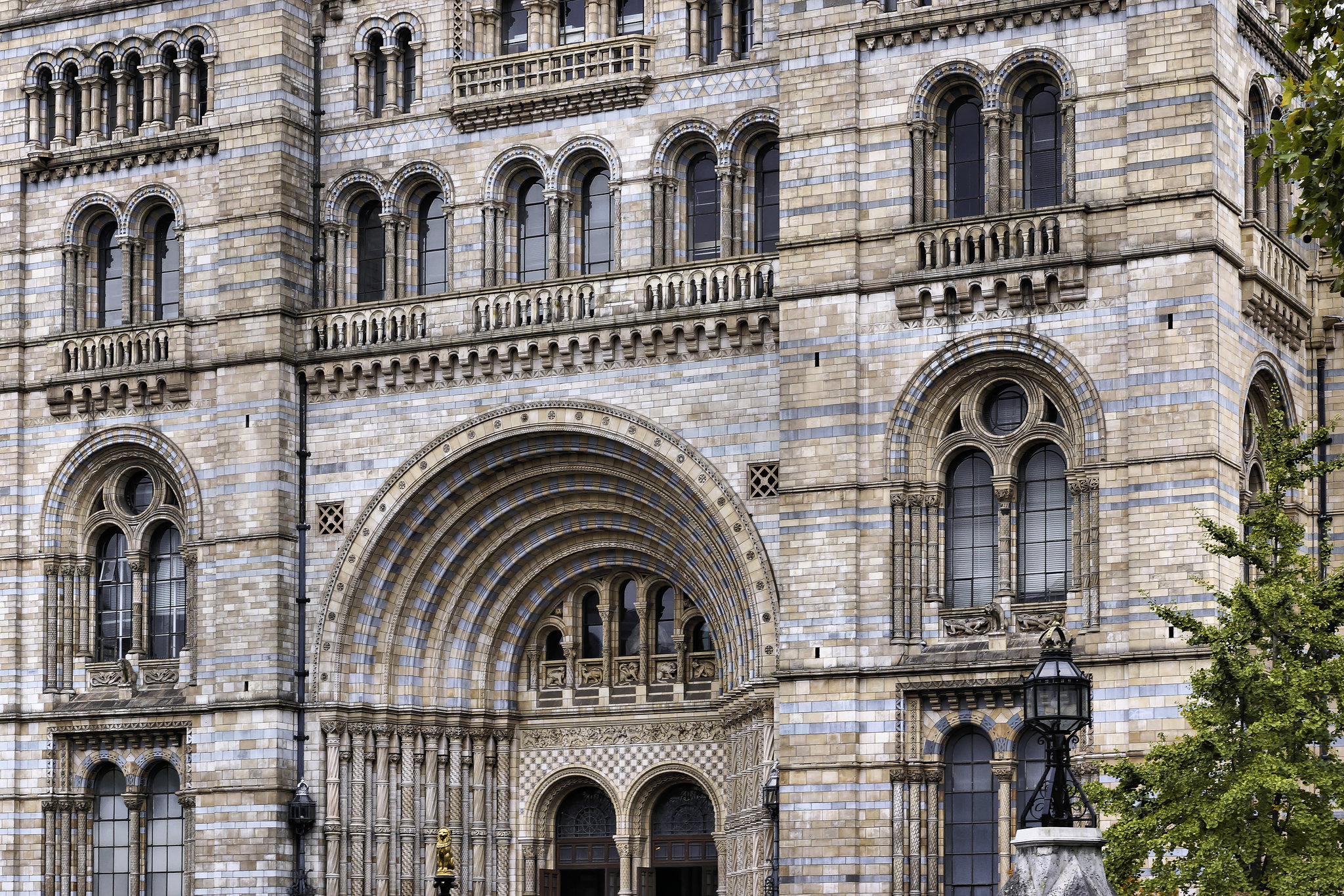 The Main Entrance – Natural History Museum, South Kensington, London, England