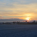 Sonnenaufgang und frostiger Vormittag bei Neuengörs