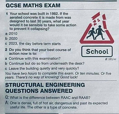 O&S(meme) - RAAC exam, august 2023 scandal