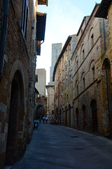 Italy, San Gimignano, Towers are Visible