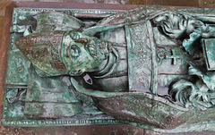 coventry cathedral   (58)c20 bronze tomb effigy of bishop h.w.yeatman-biggs +1922 by hamo thorneycroft