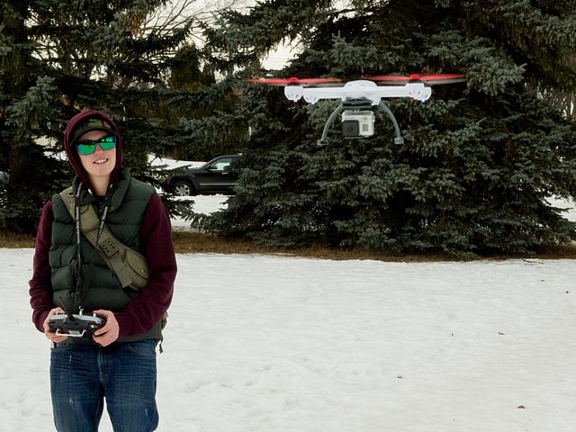 Me, Photographing a Stranger, Go Pro-ing Me