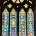 The West window: Adam and Eve