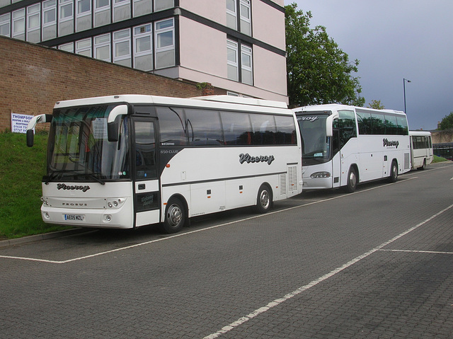 Viceroy Coaches AE05 MZL and GO02 CLA at Bury St Edmunds - 13 Aug 2010 (DSCN4299) Viceroy Coaches AE05 MZL and GO02 CLA at Bury St Edmunds - 13 Aug 2010 (DSCN4299)