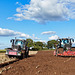Ploughing and drilling new wheat crop Ploughing and drilling new wheat crop