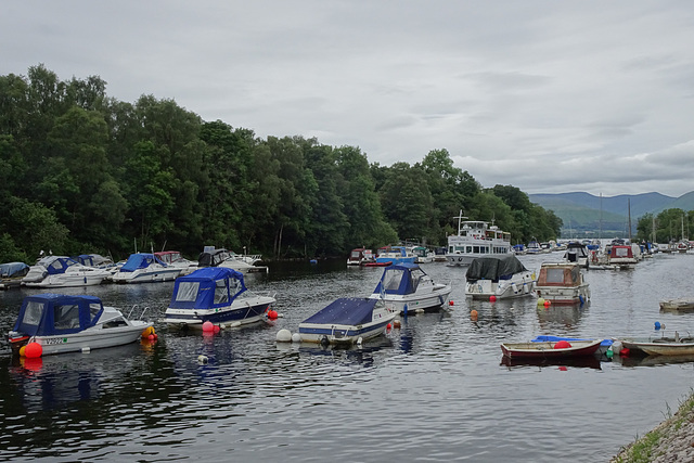 Boats On The Leven At Balloch