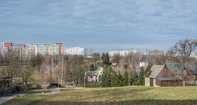 Blick auf Markersdorf