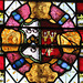 elham church, kent,  glass, heraldry, c16,  (48)